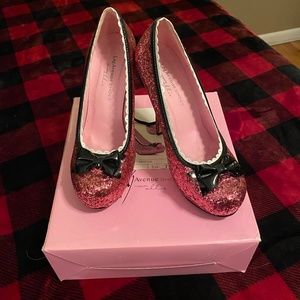 Glitter Pink Pumps